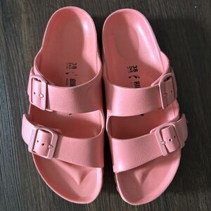 Birkenstock Arizona Essentials Sandal Slide Pink EVA EU 38 Vegan Y2K Boho 90s